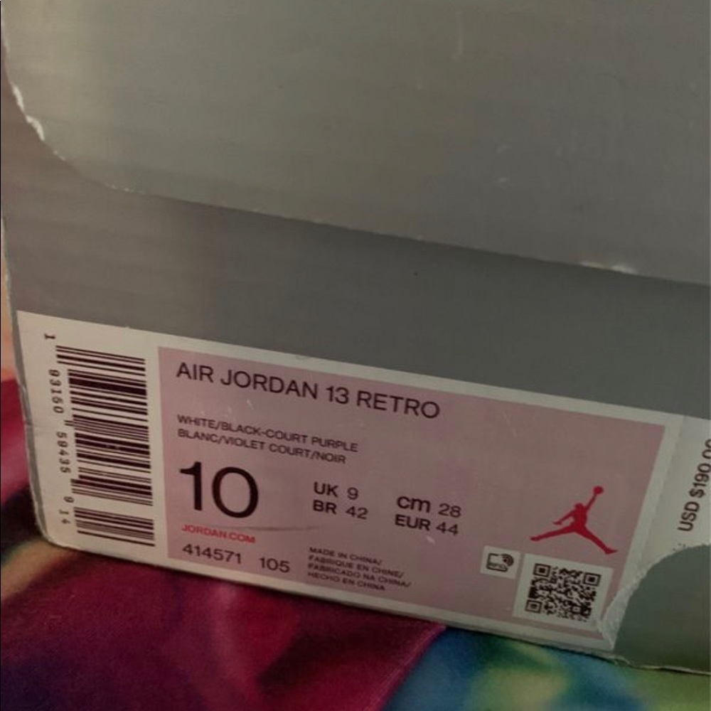 Jordan 13 Lakers (Size 10) - Picture 3 of 3
